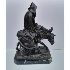 Orientalist Bronze "road To Fes" Jean Tarrit - Lost Wax Meroni And Radice
