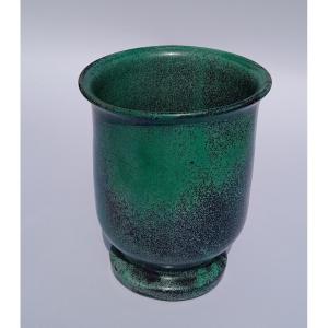 Svend Hammershoi And Herman A. Kähler - Double Glazed Ceramic Cup, 1930, Denmark