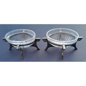 Pair Of Art Nouveau Wmf Salt Cellars