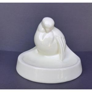 Art Deco Pocket Tray Or Ring Holder By Charles Catteau For Boch Frères Keramis