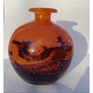 Müller Frères Lunéville, Art Deco Vase