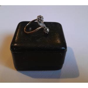 Belle Epoque "toi Et Moi" Ring, Gold, Platinum, Diamonds