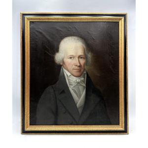 Portrait Of A Man In A Gray Jacket