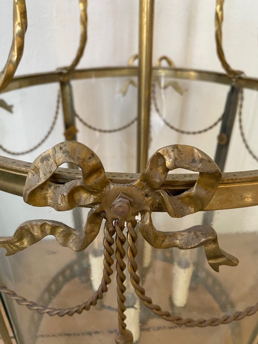 Antica lanterna in bronzo -photo-4
