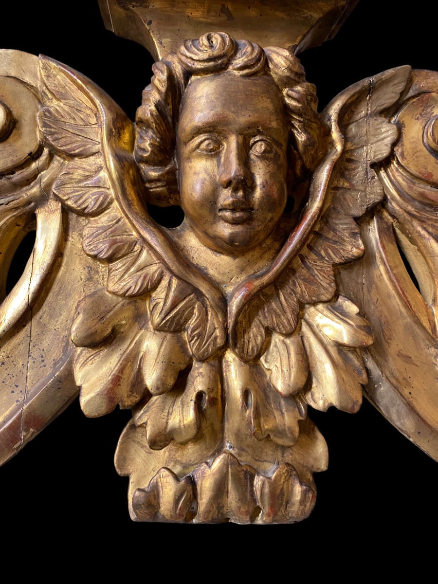Antico fregio genovese con putto -photo-2