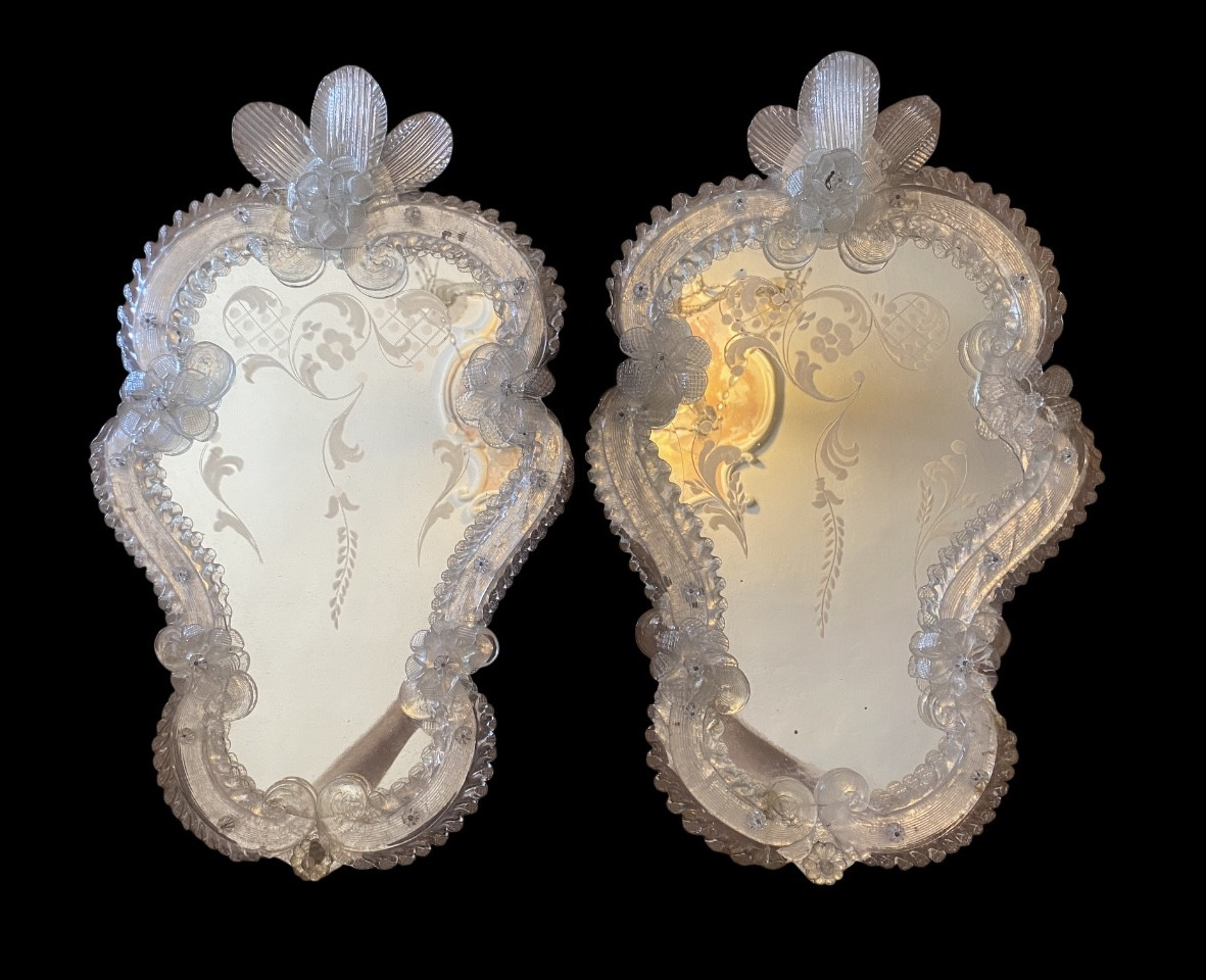 Coppia di specchiere veneziane 