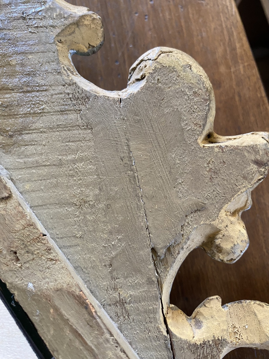 Coppia grandi appliques in legno-photo-3