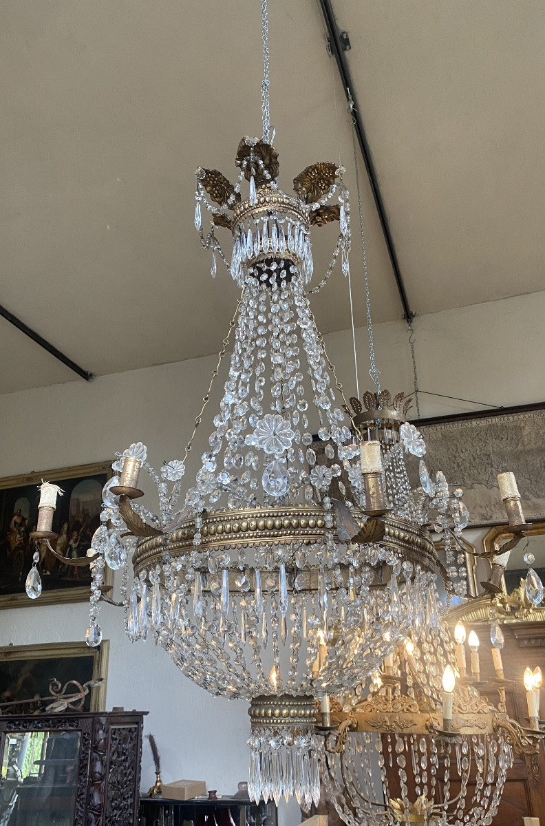 Lampadario antico italiano 