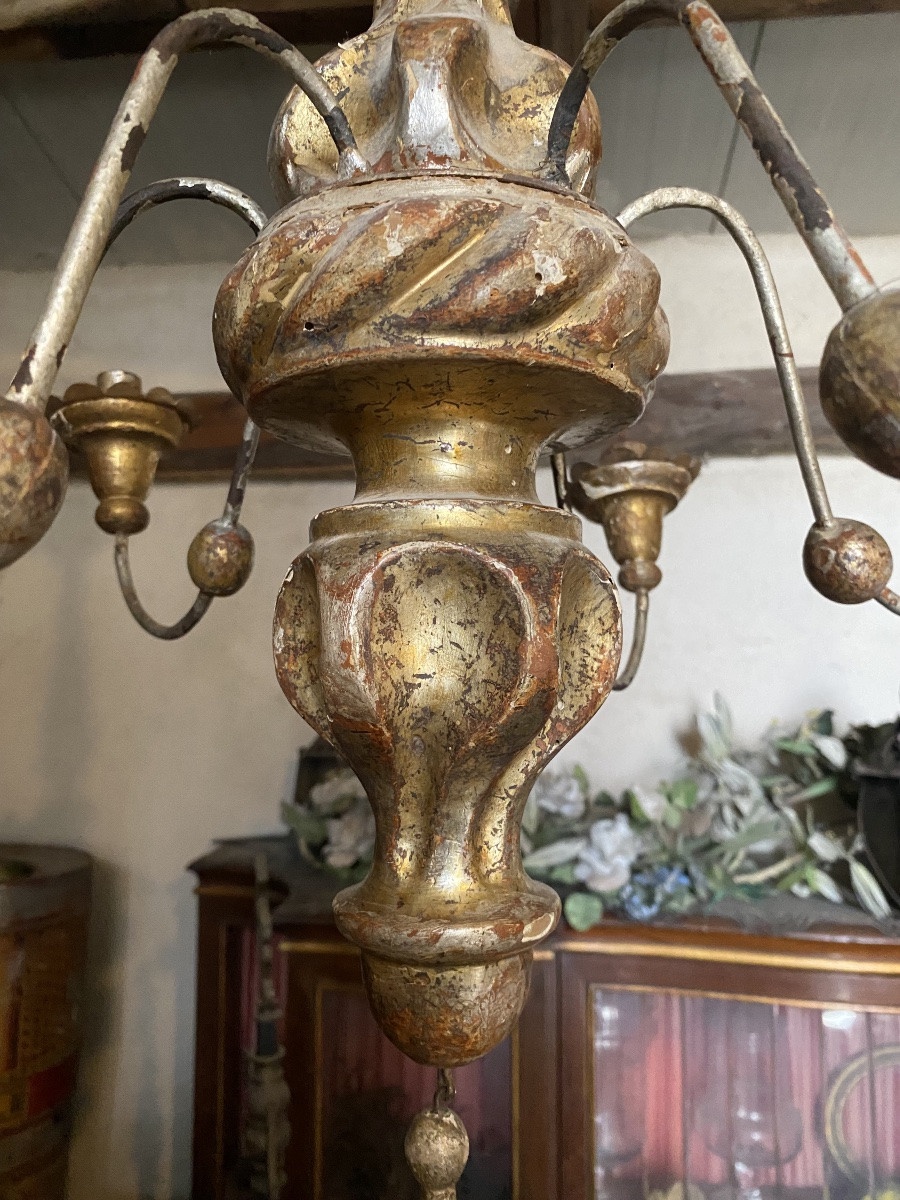 Antico lampadario genovese XVIII-photo-2