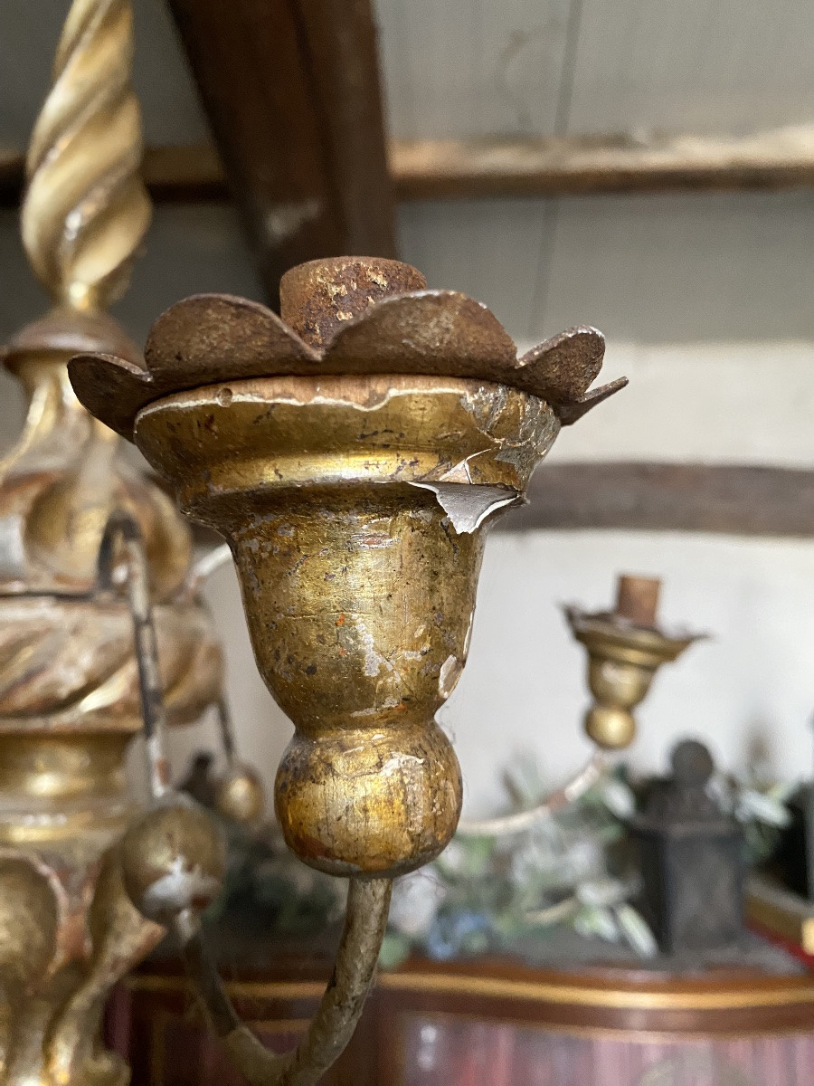 Antico lampadario genovese XVIII-photo-3
