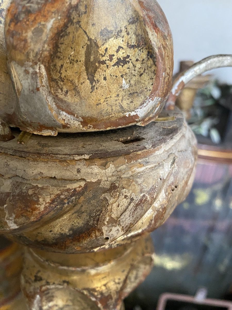 Antico lampadario genovese XVIII-photo-3