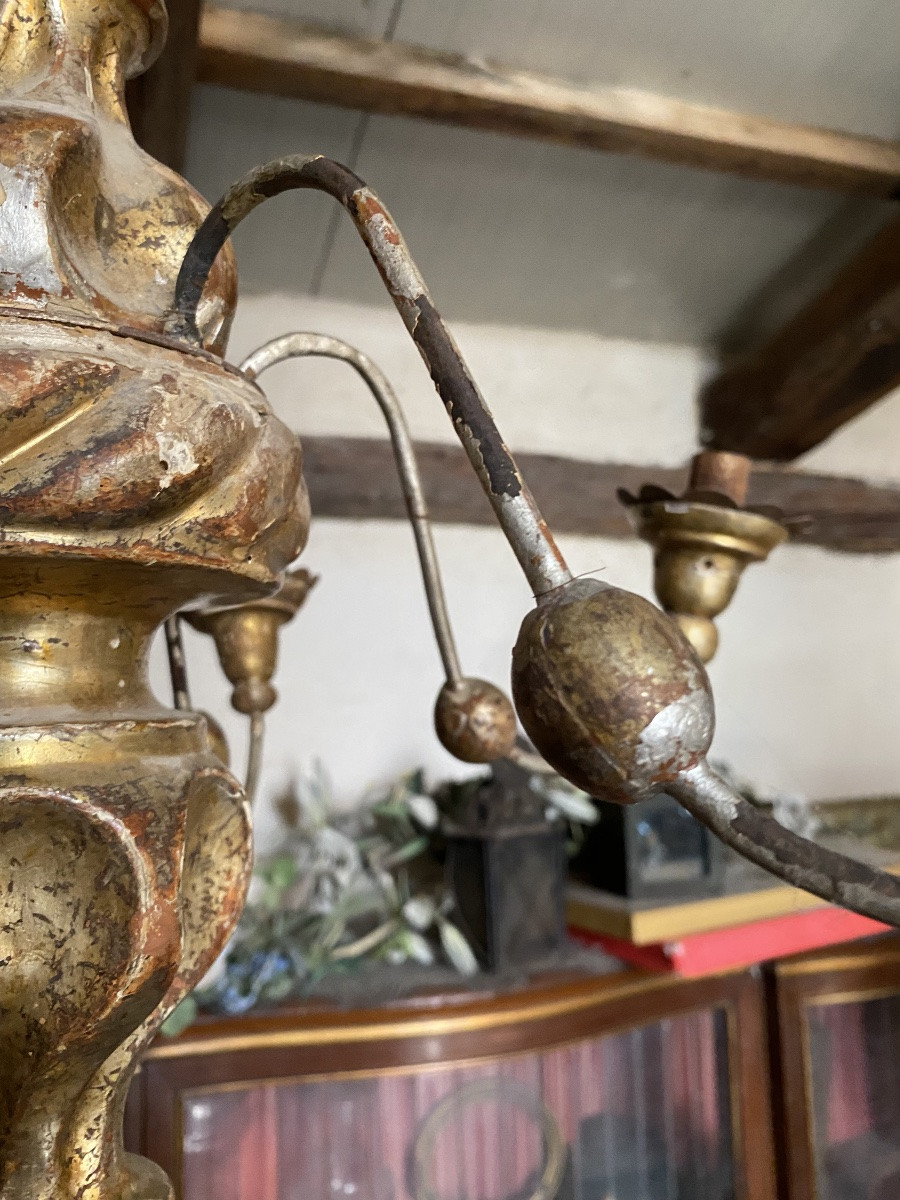 Antico lampadario genovese XVIII-photo-4
