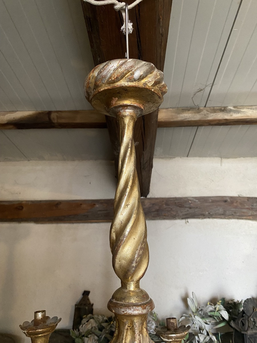 Antico lampadario genovese XVIII-photo-5