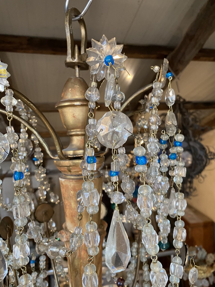 Antico Lampadario genovese XIX Secolo -photo-3