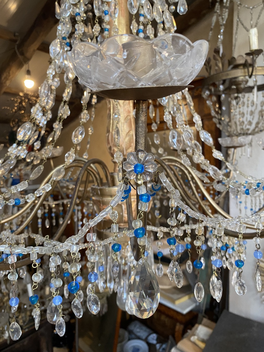 Antico Lampadario genovese XIX Secolo -photo-3