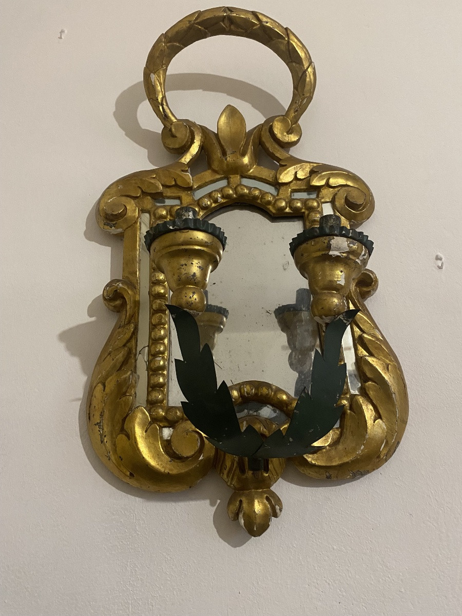 Coppia di appliques antiche -photo-4