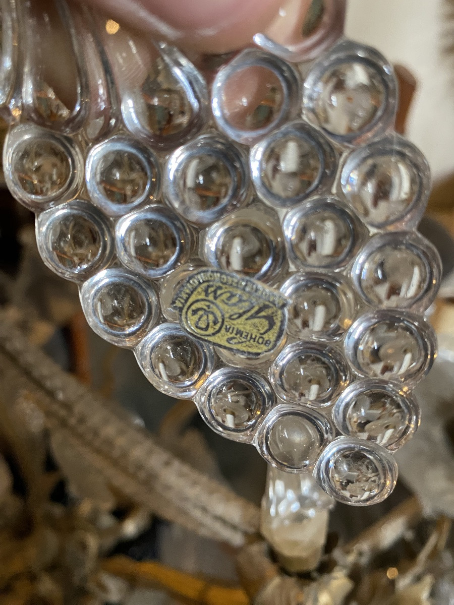 Lampadario in cristallo di Boemia veneziano 12 luci -photo-4