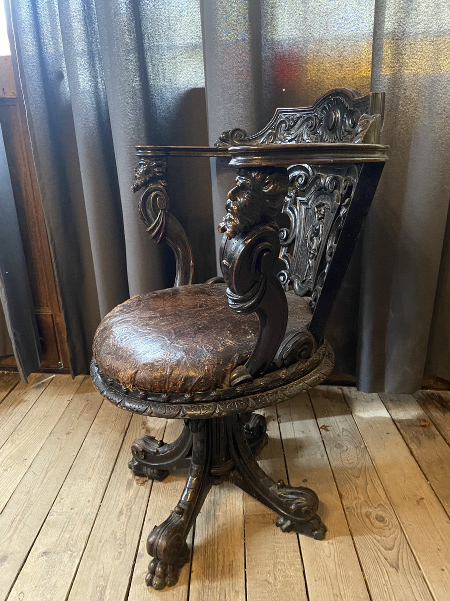 sedia veneziana della fine del 1800 -photo-3