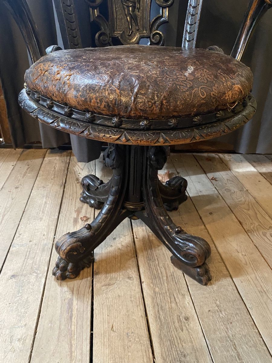 sedia veneziana della fine del 1800 -photo-4