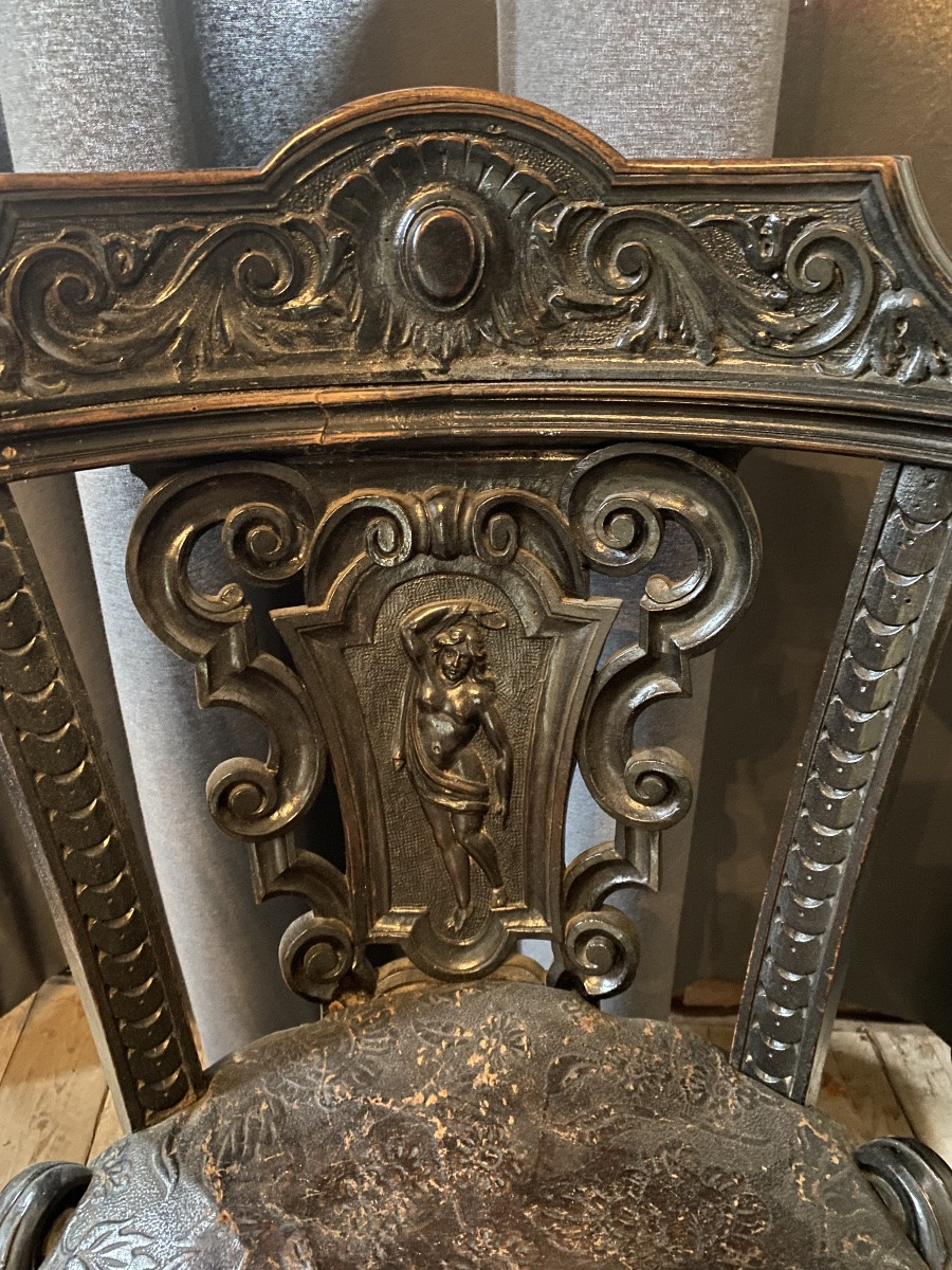 sedia veneziana della fine del 1800 -photo-2