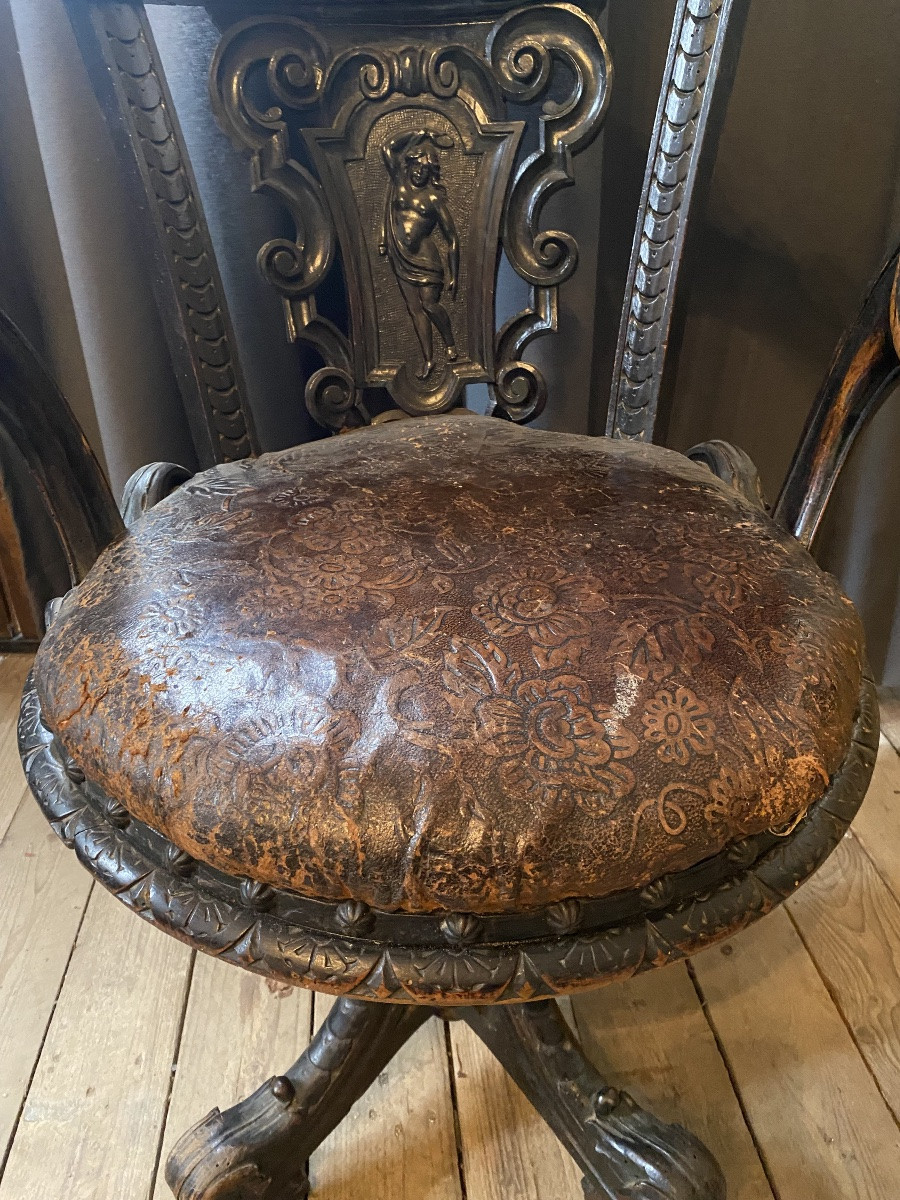 sedia veneziana della fine del 1800 -photo-3