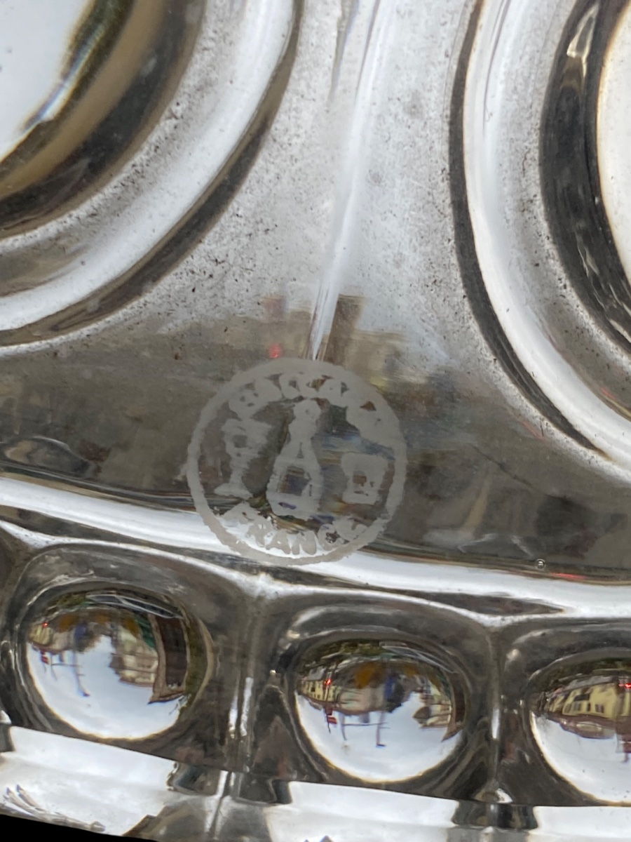 Candelabro a tre luci in cristallo di baccarat-photo-2