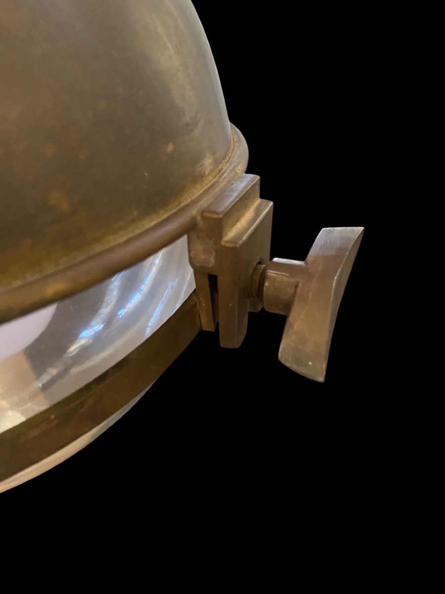 Lanterna in ottone dorato -photo-4