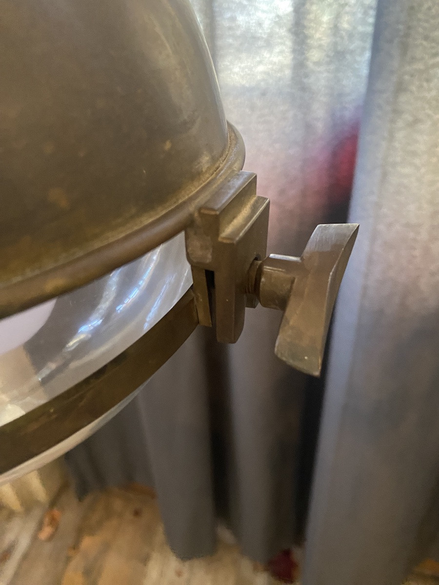 Lanterna in ottone dorato -photo-2