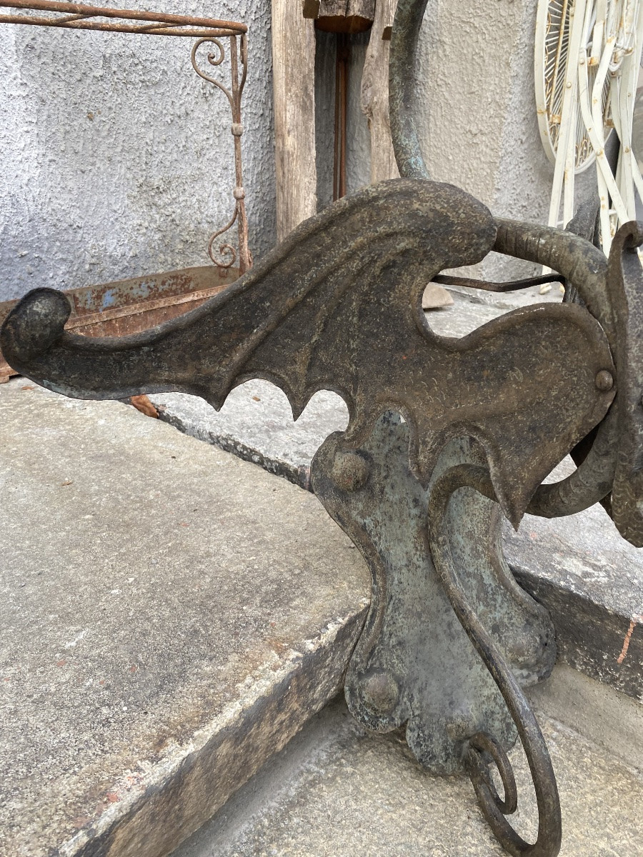 Insegna italiana in ferro battuto dei primi del 1900-photo-2