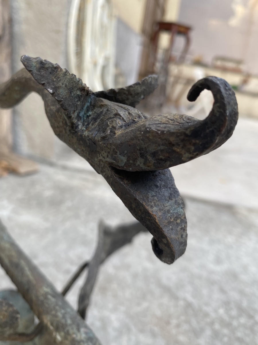 Insegna italiana in ferro battuto dei primi del 1900-photo-3