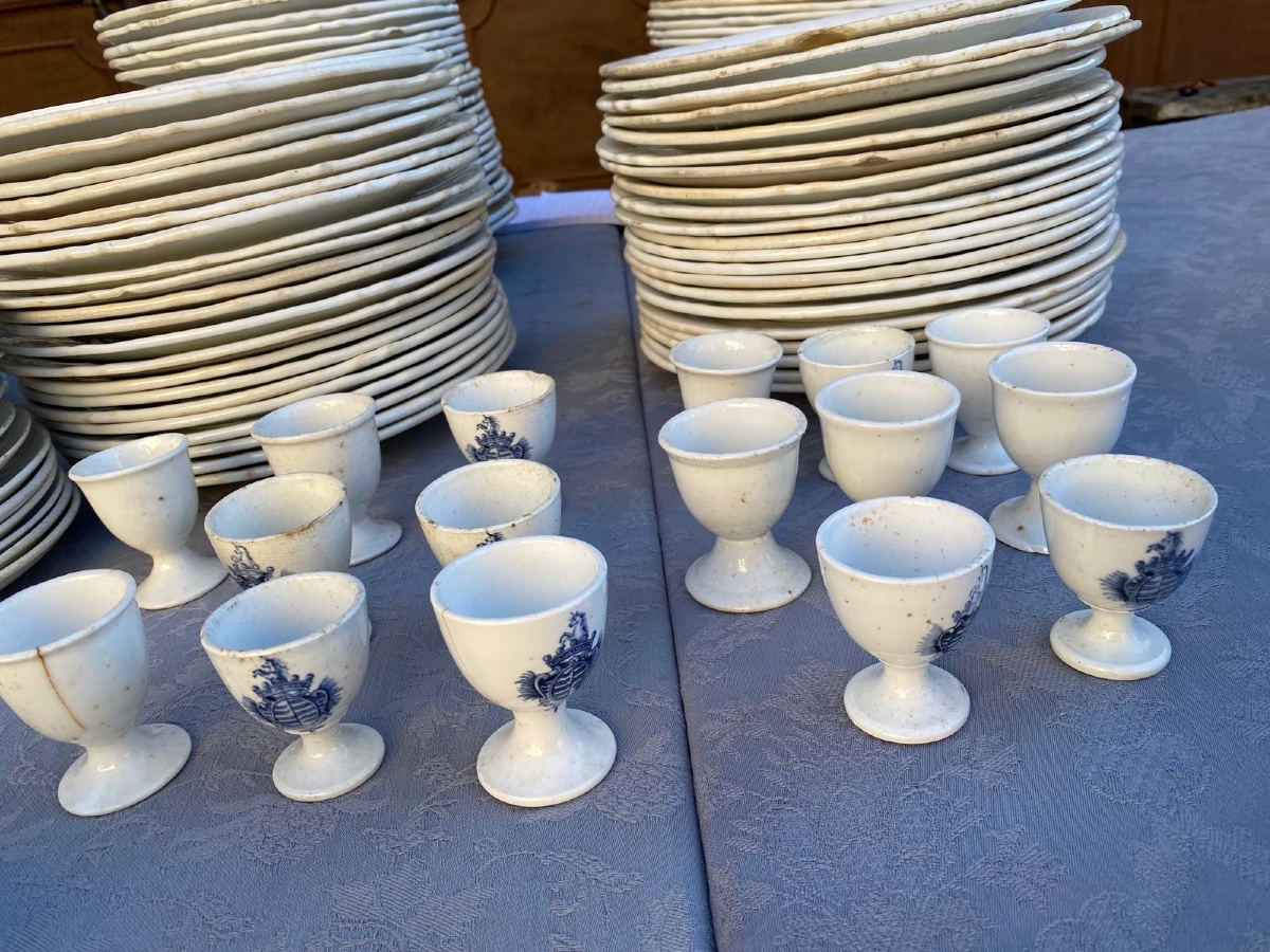 Set da bagno e da cucina di Richard Milano del 1800.-photo-4