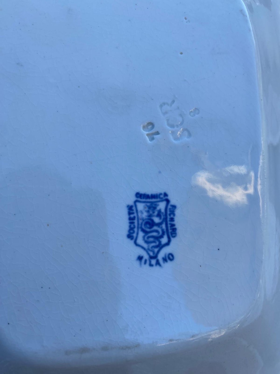 Set da bagno e da cucina di Richard Milano del 1800.-photo-3