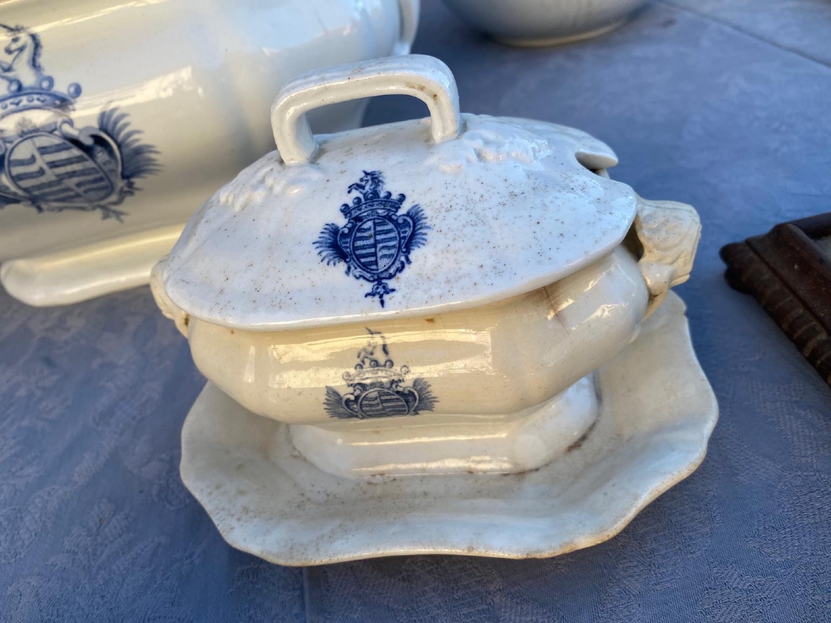 Set da bagno e da cucina di Richard Milano del 1800.-photo-7