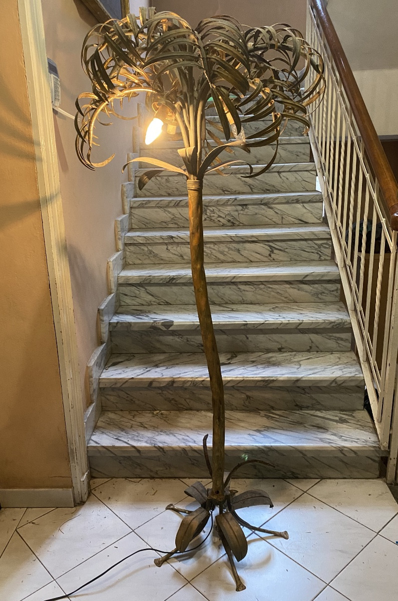 Piantana in ferro battuto 