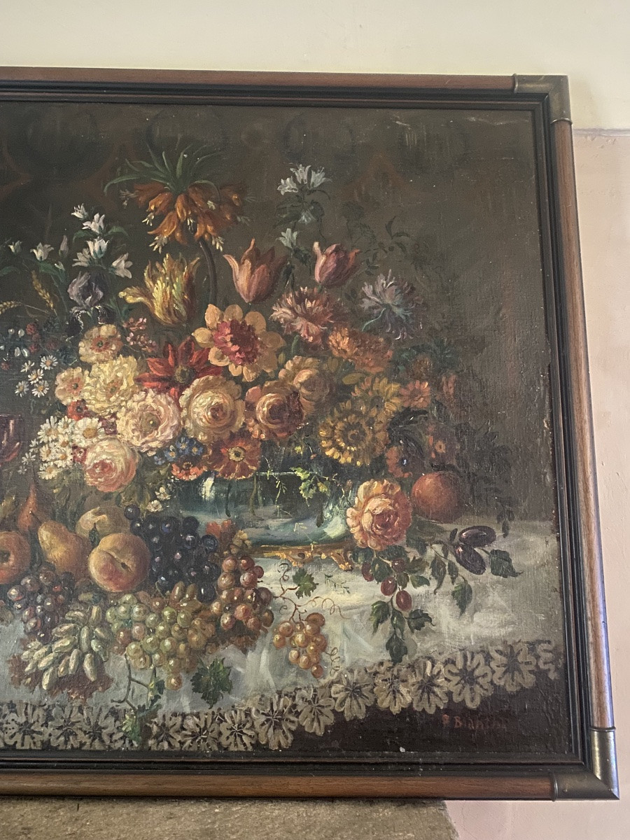 Grande quadro italiano antico -photo-4