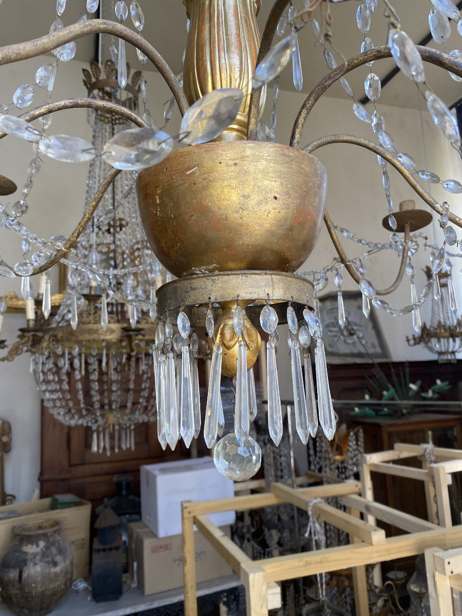 Antico grande lampadario genovese del 1700-photo-2