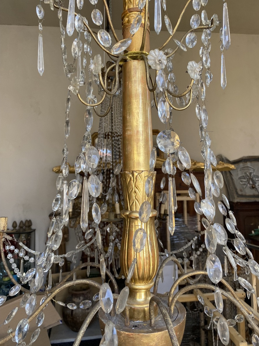 Antico grande lampadario genovese del 1700-photo-4