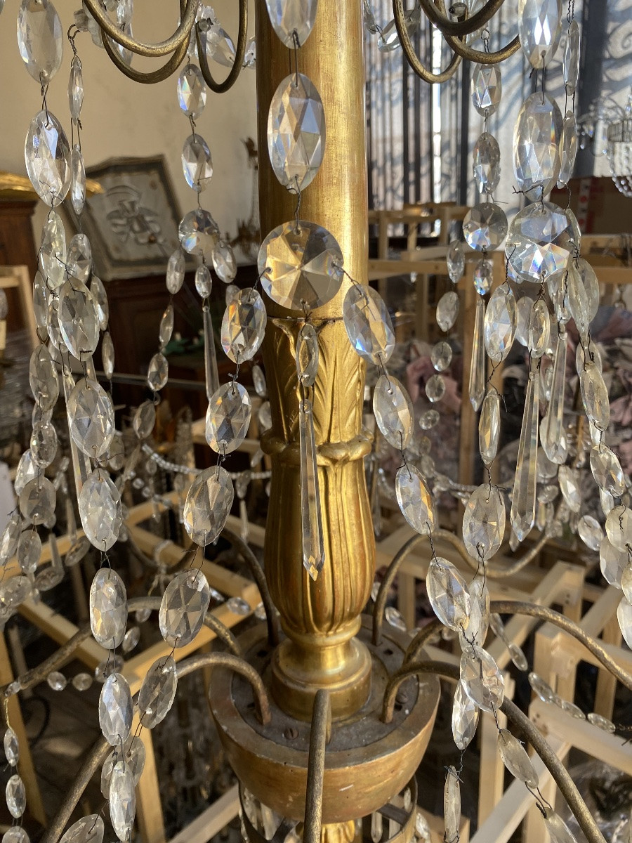 Antico grande lampadario genovese del 1700-photo-1