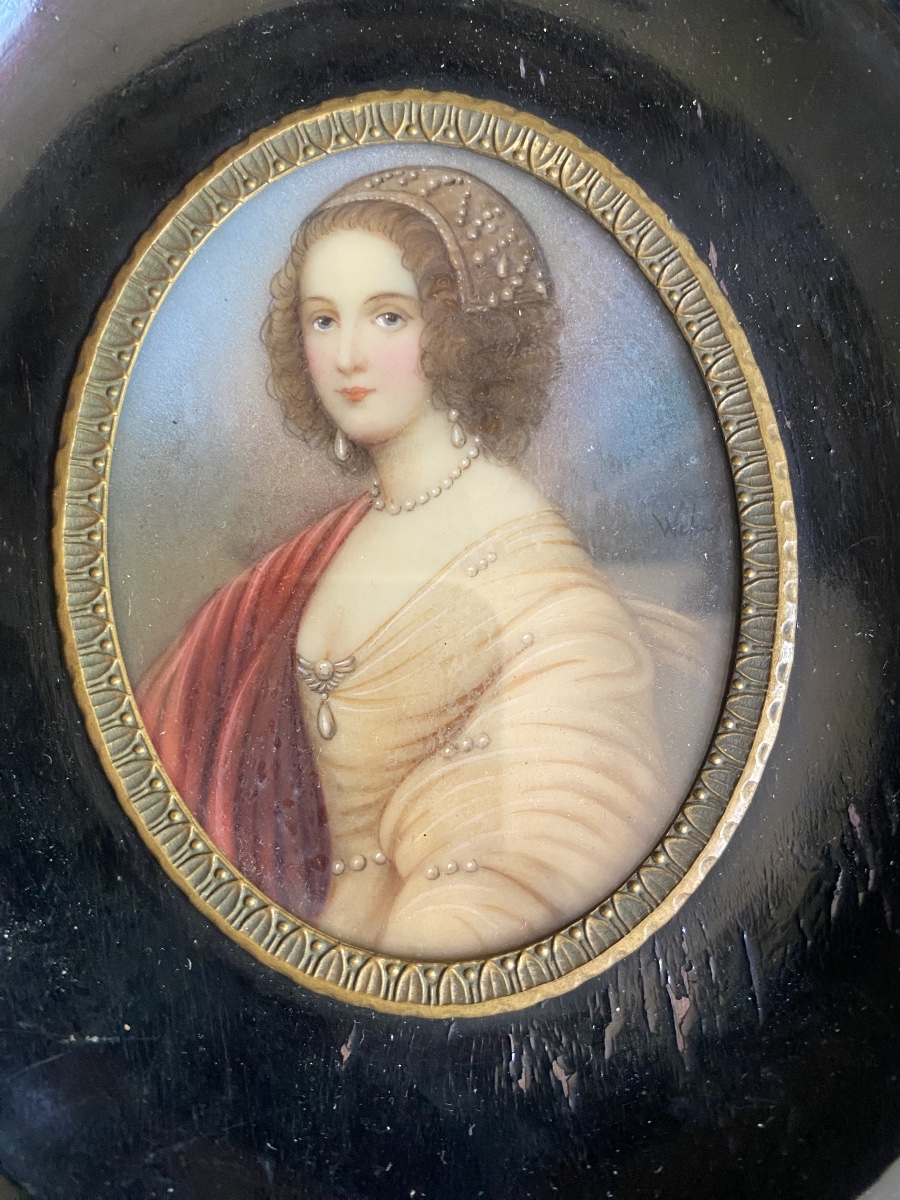 Trittico di miniature del 1800-photo-3