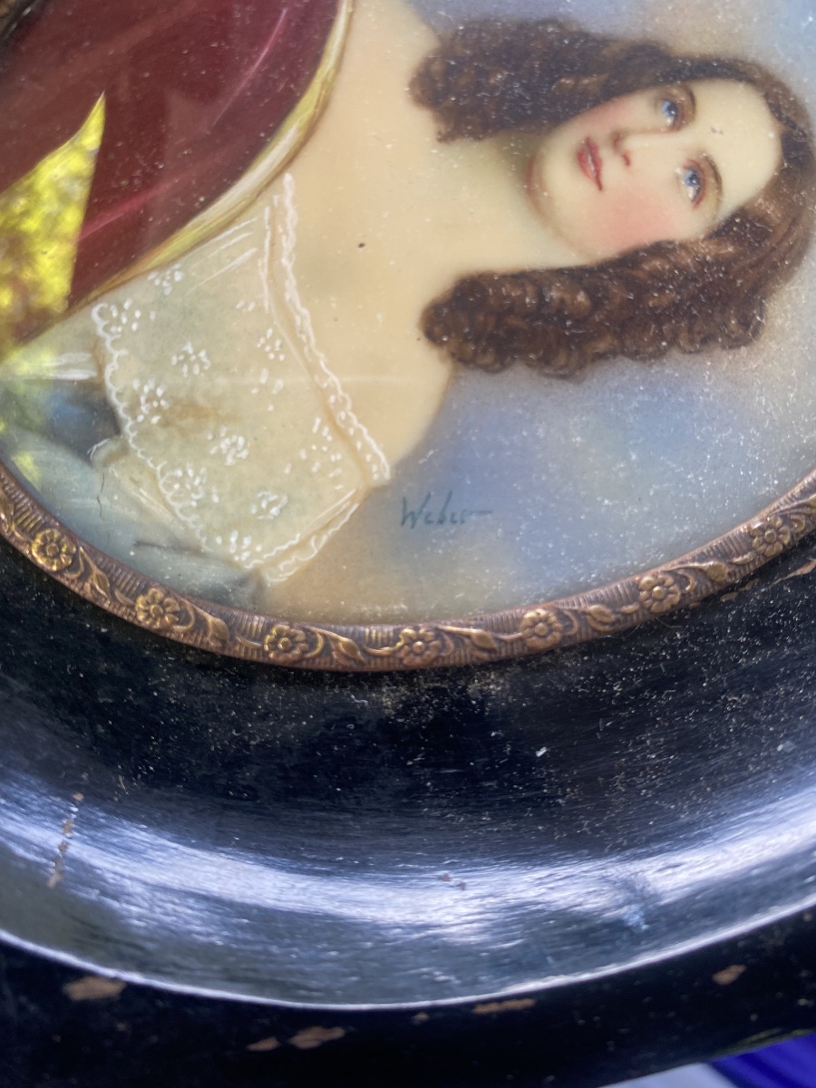 Trittico di miniature del 1800-photo-6