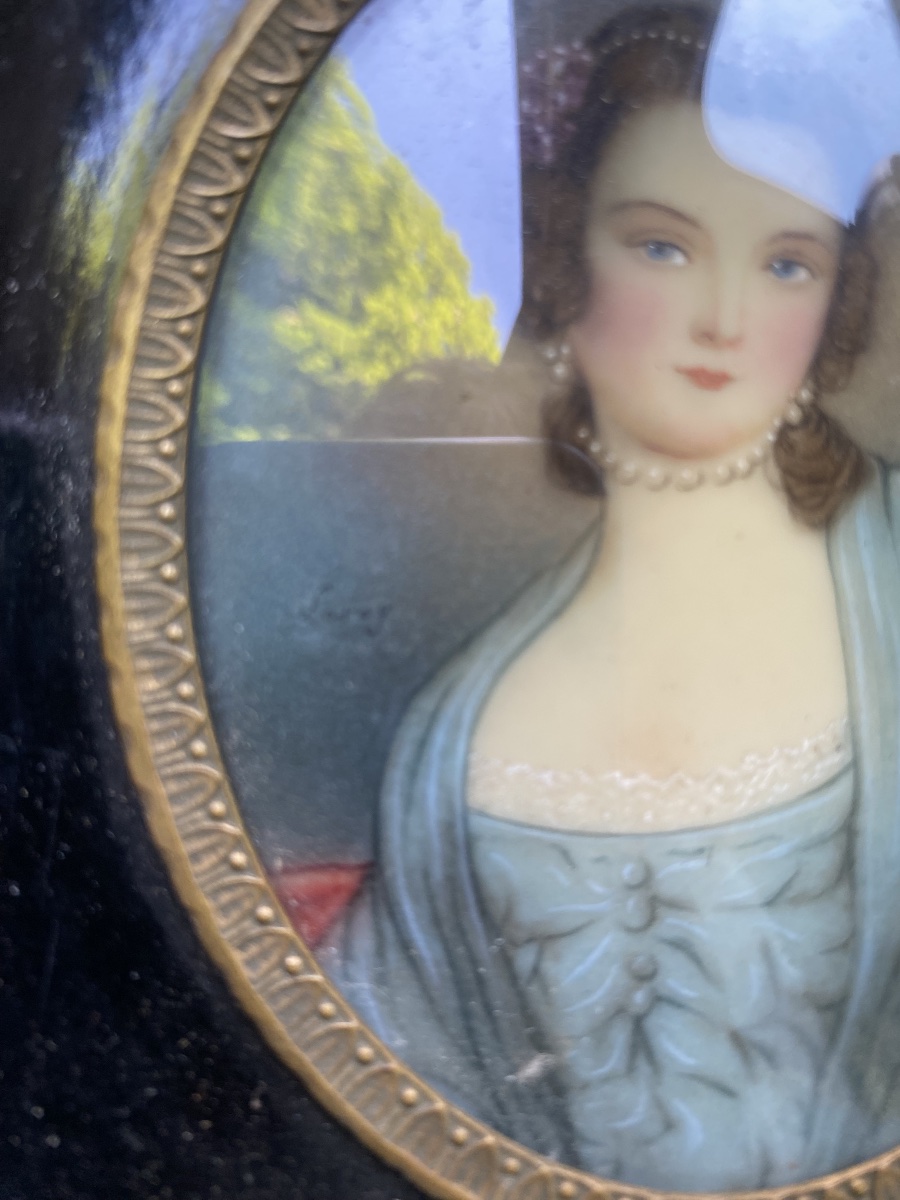Trittico di miniature del 1800-photo-2