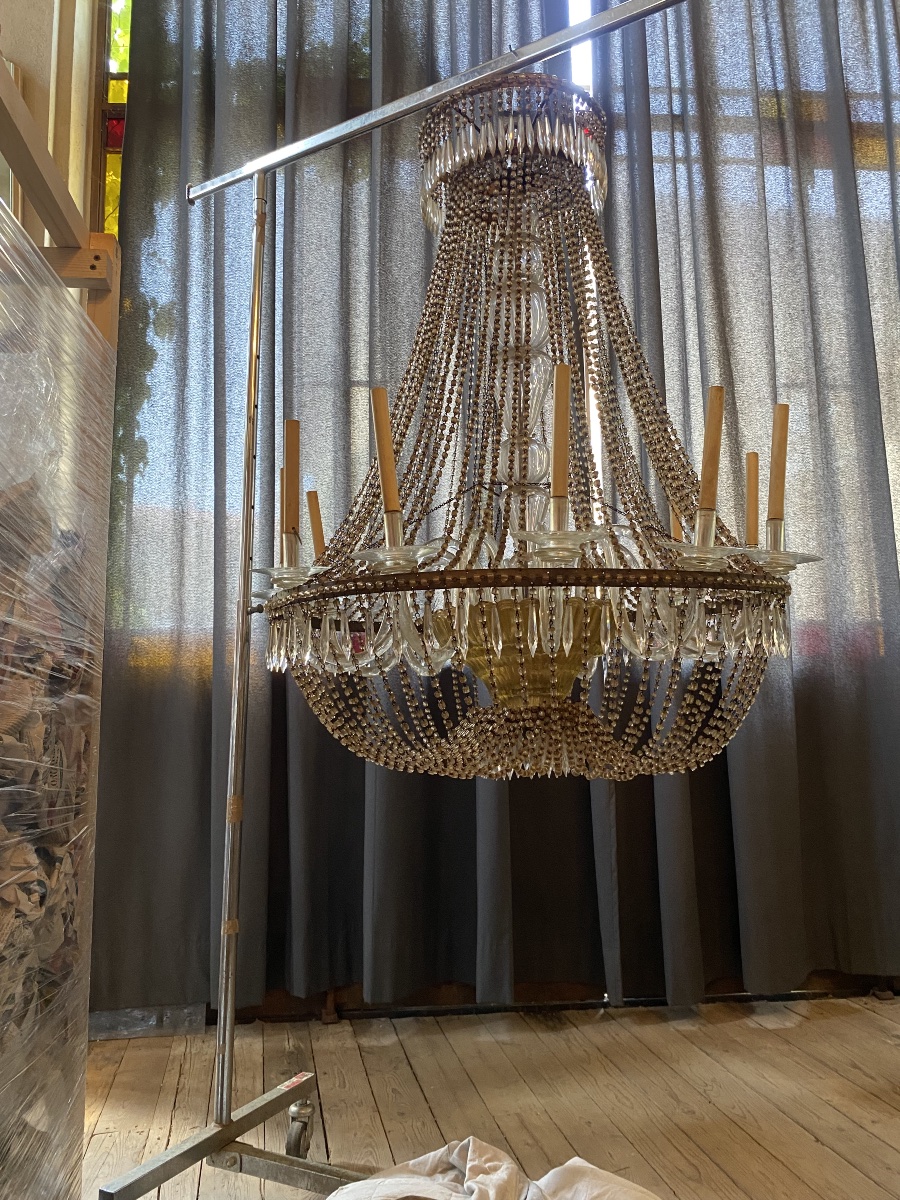 Antico lampadario italiano -photo-2