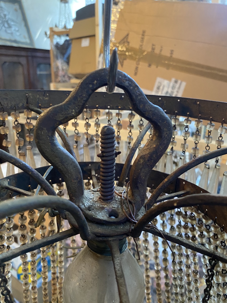 Antico lampadario italiano -photo-2