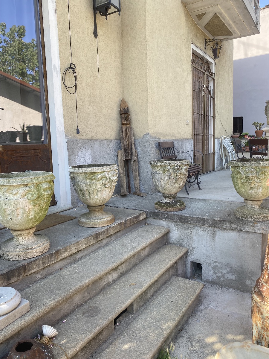 4 vasi italiani in patina -photo-2