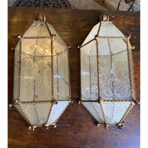 Coppia di appliques veneziane 