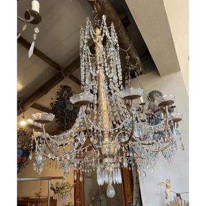 Antico Lampadario genovese XIX Secolo 