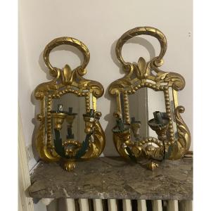 Coppia di appliques antiche 