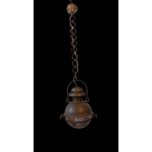 Lanterna in ottone dorato 