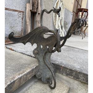 Insegna italiana in ferro battuto dei primi del 1900