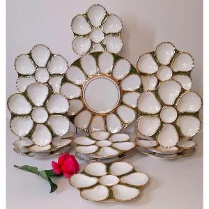 Limoges Oyster Service